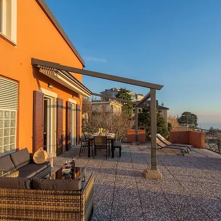 Sunset Terrace Loft - View On By Rent Apartment Brunate