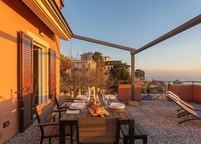 Lejlighed Sunset Terrace Loft - View On By Rent Brunate