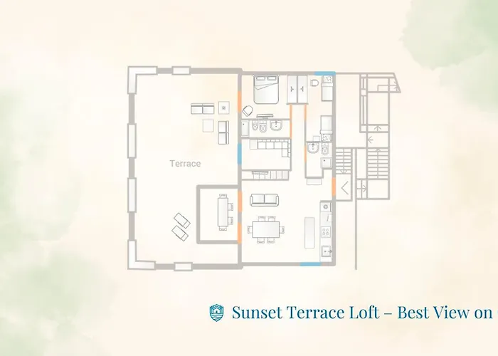 Appartement Sunset Terrace Loft - View On By Rent Brunate